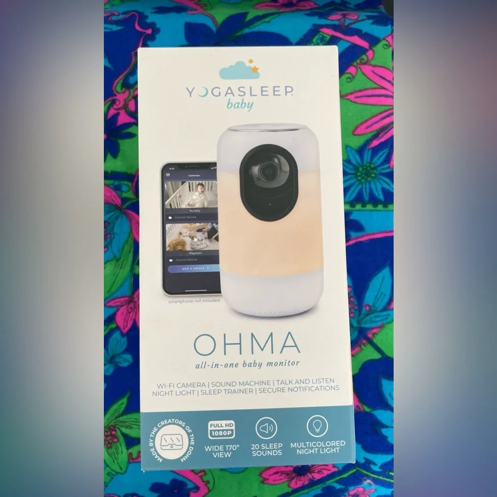 Yogasleep Ohma All-in-One Baby Monitor NIB